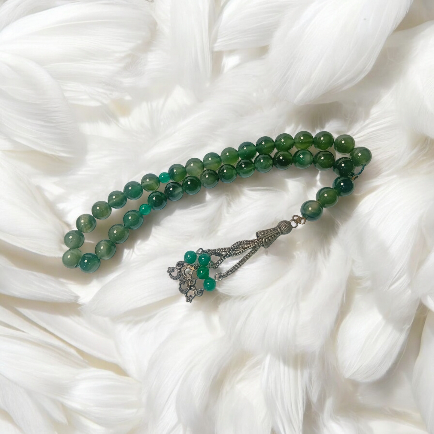 Green Agate Rosary