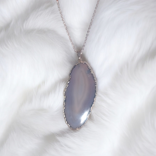 Agate Slice Necklace