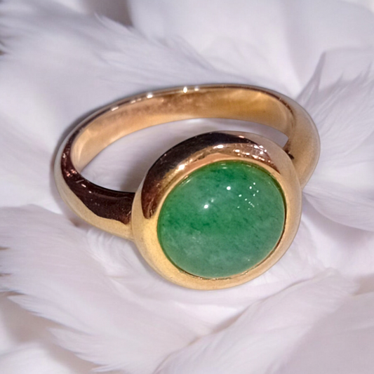 Green Aventurine Ring