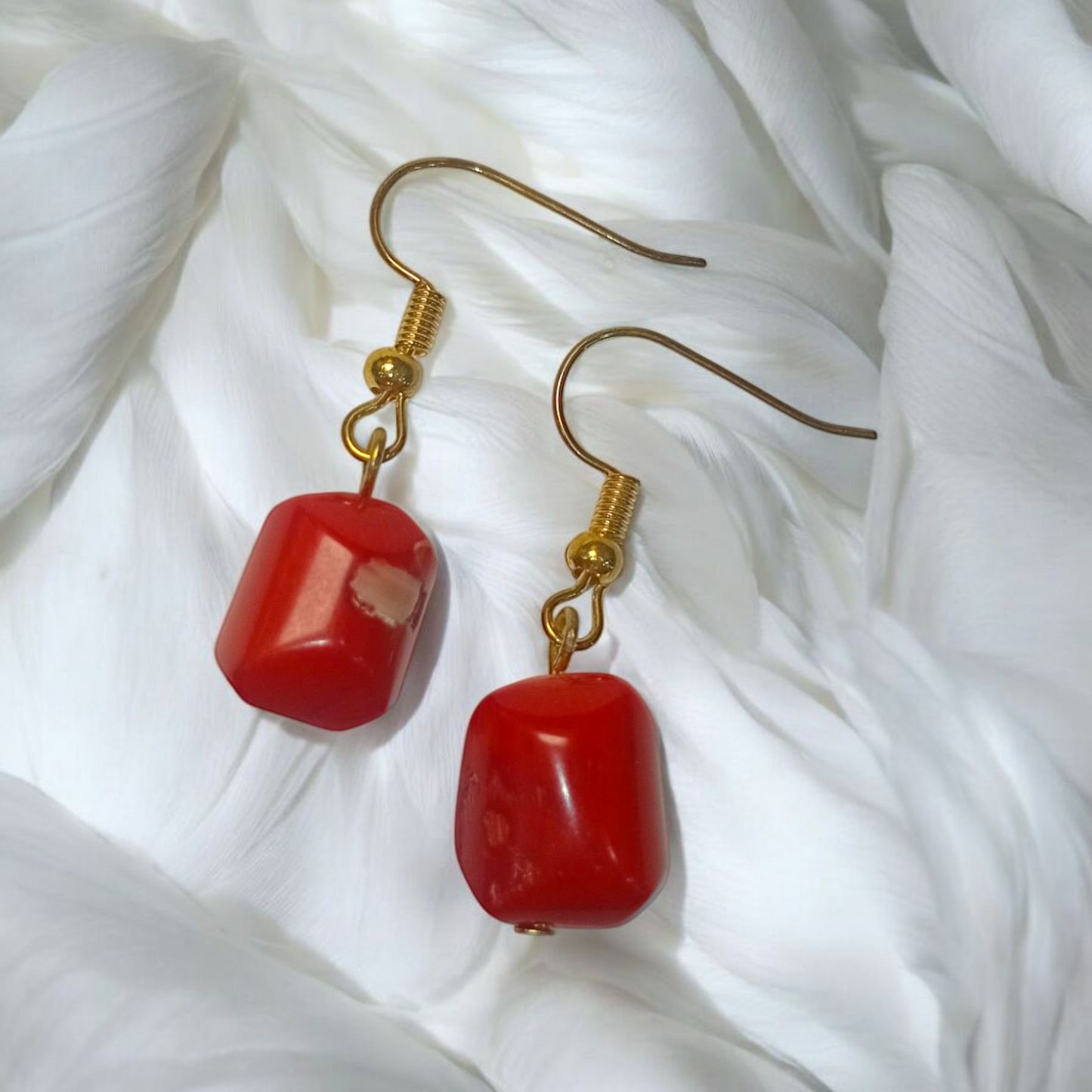 Coral Earrings